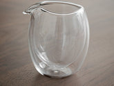 Glass fairness cup-double layer,High borosilicate glass fairness cup, thickened glass fair cup, tea dispenser, Kung Fu tea set
