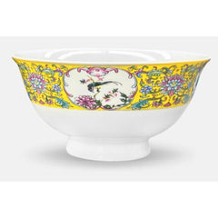 Flower and Bird 4.75 Tall Bowl