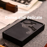 Rectangular inkstone, small character special inkstone, creative hand-carved original stone inkstone, high-end study four treasures, gift, small calligraphy inkstone, portable fine inkstone