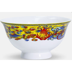Dragon and Phoenix Chengxiang 4.75 Inch Tall Bowl