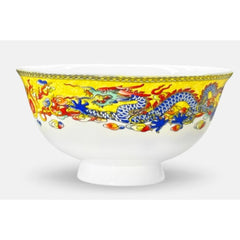 Double Dragon Play Beads 4.75 Inch Tall Bowl