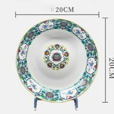8-inch Chinese style plate