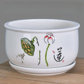 Ceramic flower pots, large, extra large, and jumbo