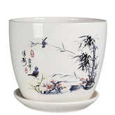 Ceramic flower pots, large, extra large, and jumbo