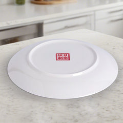 Jingdezhen ceramic decoration, luminous dragon and phoenix, home/office ornaments, 10-inch ceramic appreciation plate "Luminous Dragon and Phoenix"