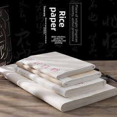 Xuan Paper - Cooked,Semi-cooked rice paper for calligraphy practice, Chinese painting, landscape painting, and fine brushwork
