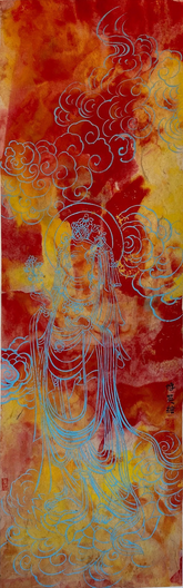 Chinese painting-chinese landscape painting"Guanyin"