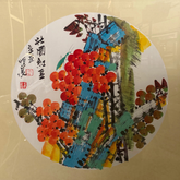 Chinese painting- "Northern Red Beans"