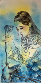 Chinese painting-"Girl"