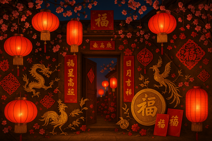 Chinese New Year & Lantern Festival Decorations