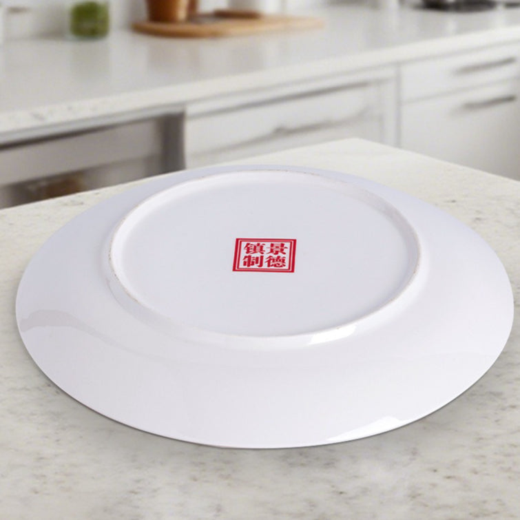 Jingdezhen ceramic live ceramic 10-inch appreciation plate "A Thousand Miles of Rivers and Mountains" porcelain plate new Chinese style plate ornaments