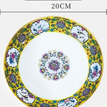 Ceramic tableware dishes Chinese creative DIY rice bowl dishes chopsticks combination logo customization Jingdezhen source factory