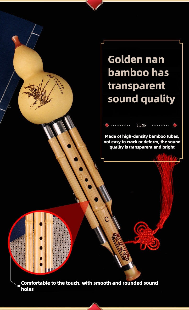 Golden Bamboo Hulusi