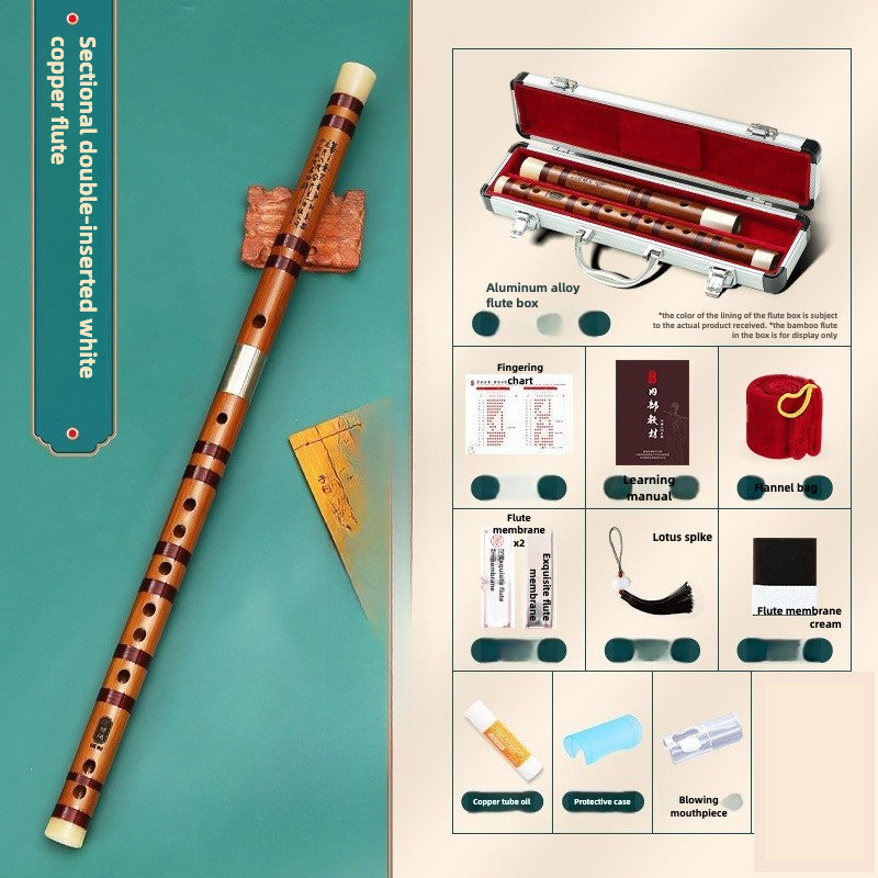 Professional bamboo flute in C major, Chinese style