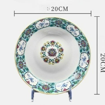 Ceramic tableware dishes Chinese creative DIY rice bowl dishes chopsticks combination logo customization Jingdezhen source factory