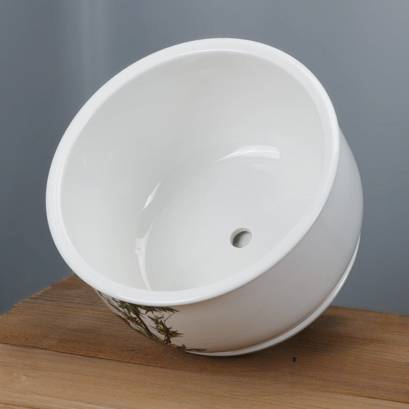 Ceramic flower pots, large, extra large, and jumbo