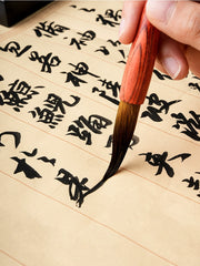 Redwood wolf hair calligraphy brush for beginners