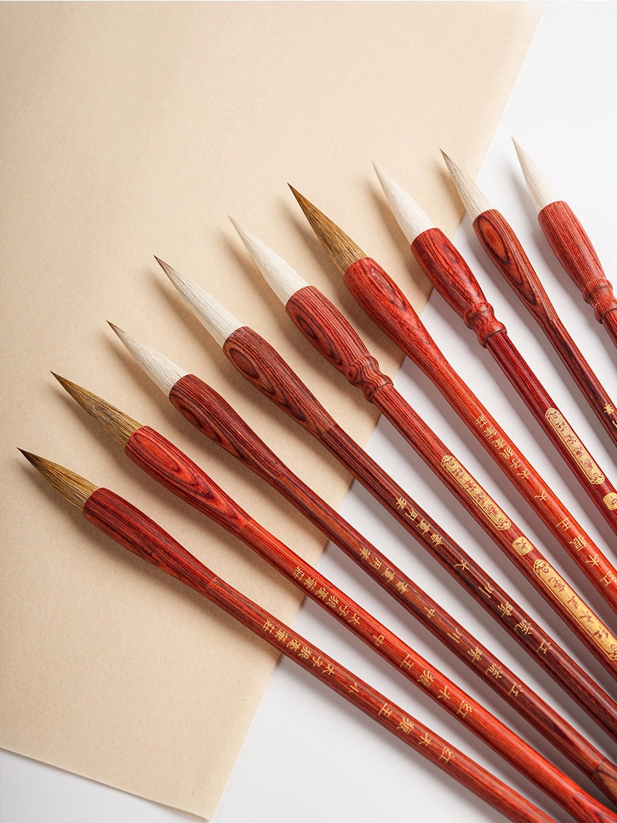 Redwood wolf hair calligraphy brush for beginners