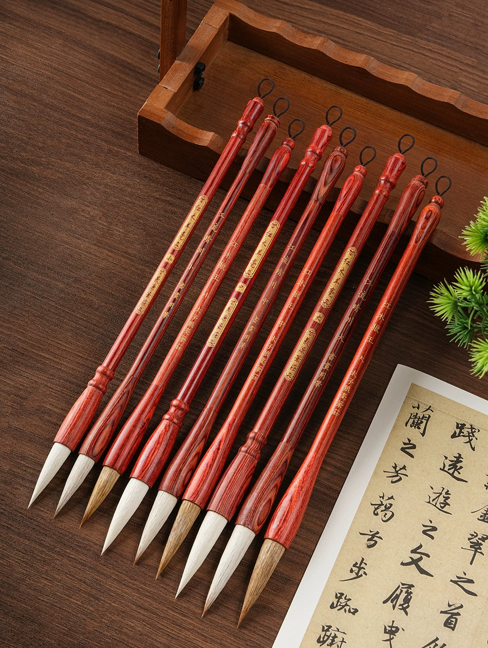 Redwood wolf hair calligraphy brush for beginners