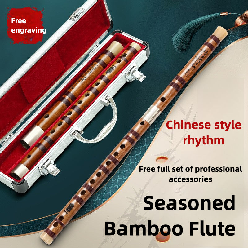 Professional bamboo flute in C major, Chinese style