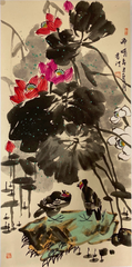 Chinese painting-"Sunny Day After Rain"