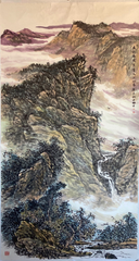 Chinese landscape painting-"After the Rain in the Taihang Mountains"