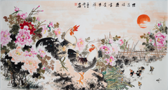 Chinese painting-"Jichang Shuntai Rich and Auspicious"