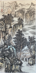 Chinese landscape painting-"The Sound of Autumn Rain"