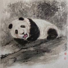 Chinese painting-"Panda"