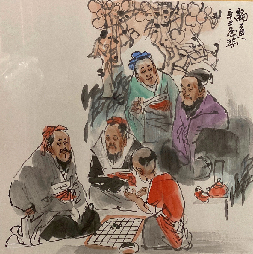 Chinese painting-"On the Tao"