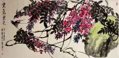 Chinese painting-"Purple Air Comes from the East"