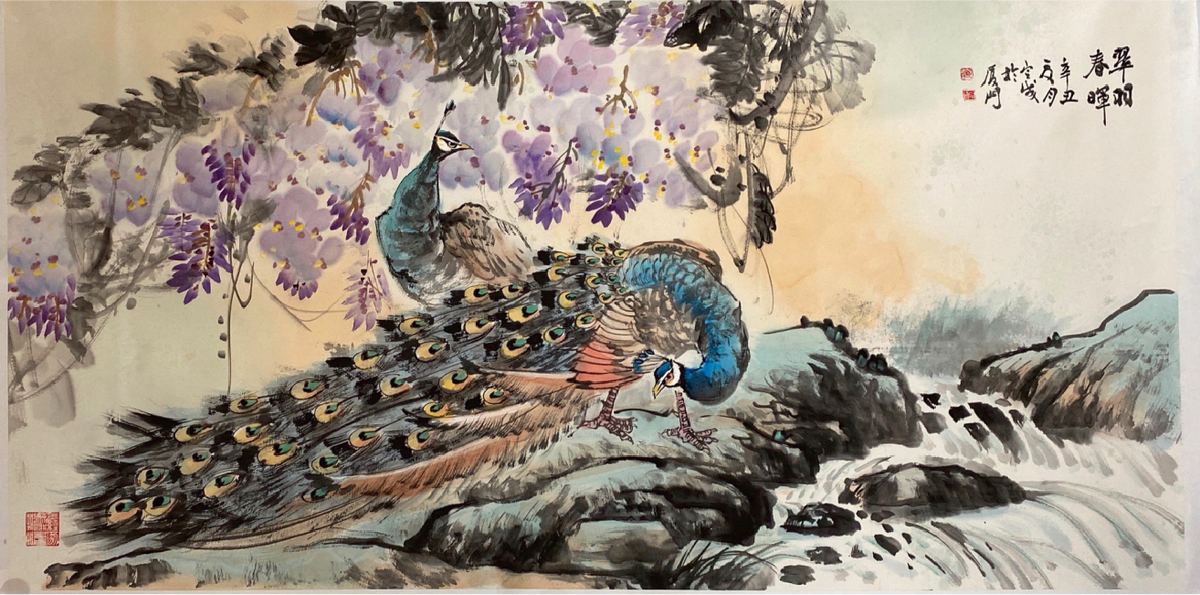 Chinese painting-"Cui Yu Chunhui"