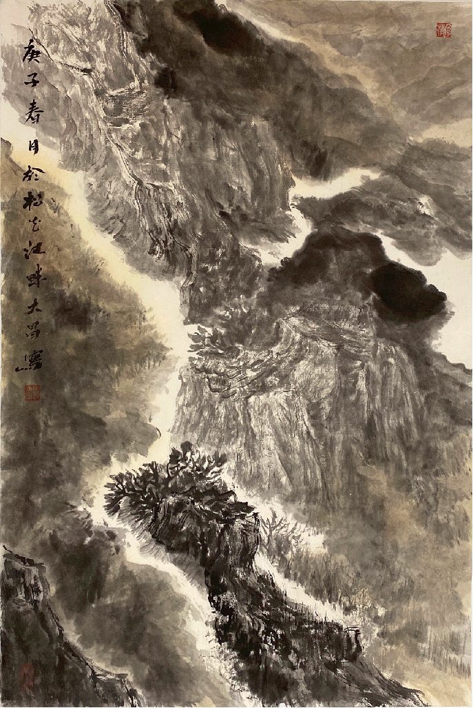 Chinese painting-"Songjiang River"