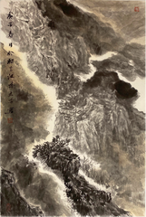 Chinese painting-"Songjiang River"