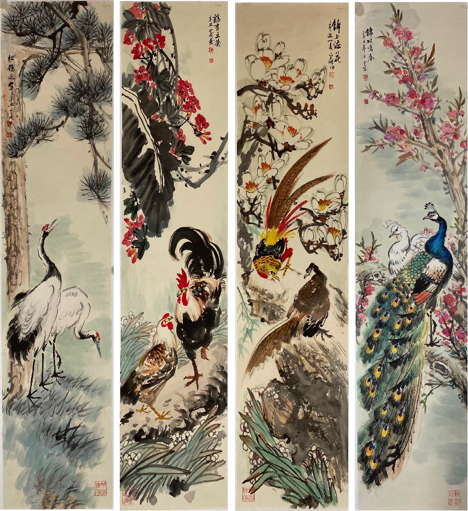 Chinese painting-"Spring, Summer, Autumn and Winter"