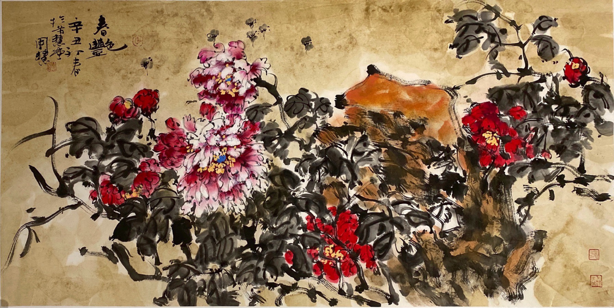 Chinese painting-“Spring Beauty"