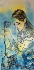 Chinese painting-"Girl"